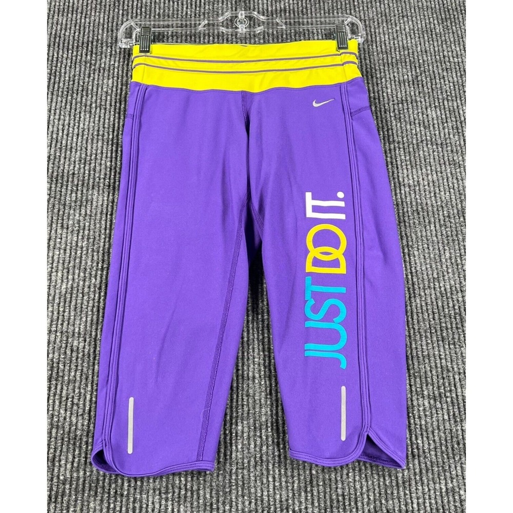 Nike Leggings Womens Small Purple Active Workout Casual Gym Yoga Run Lift